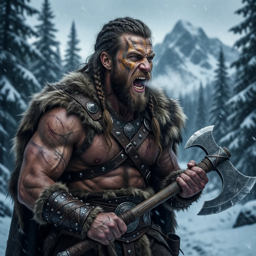 Barbarian portrait
