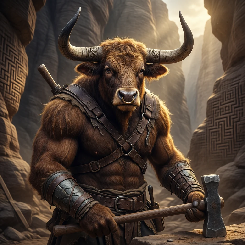 Southlands Minotaur portrait