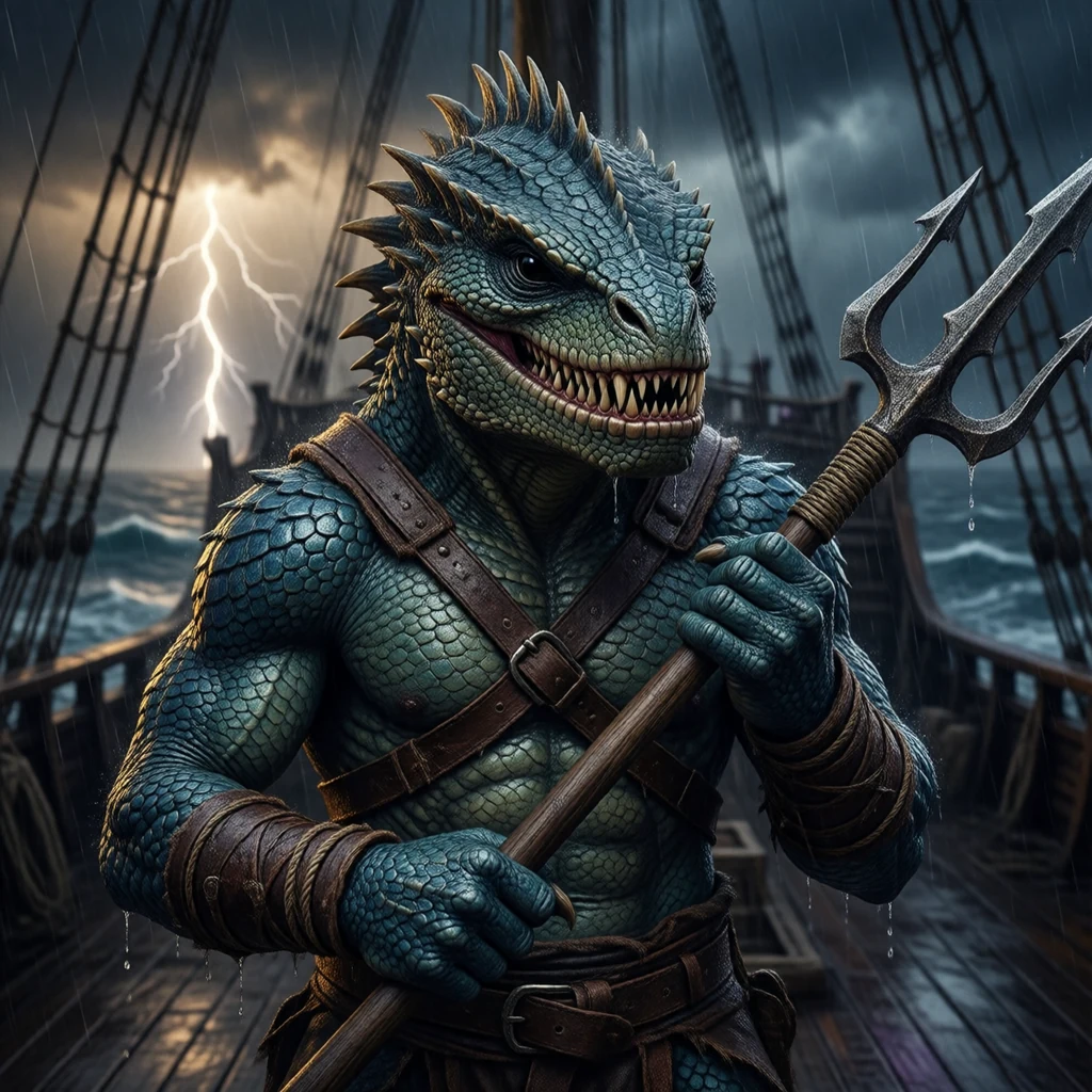 Exiled Sahuagin portrait