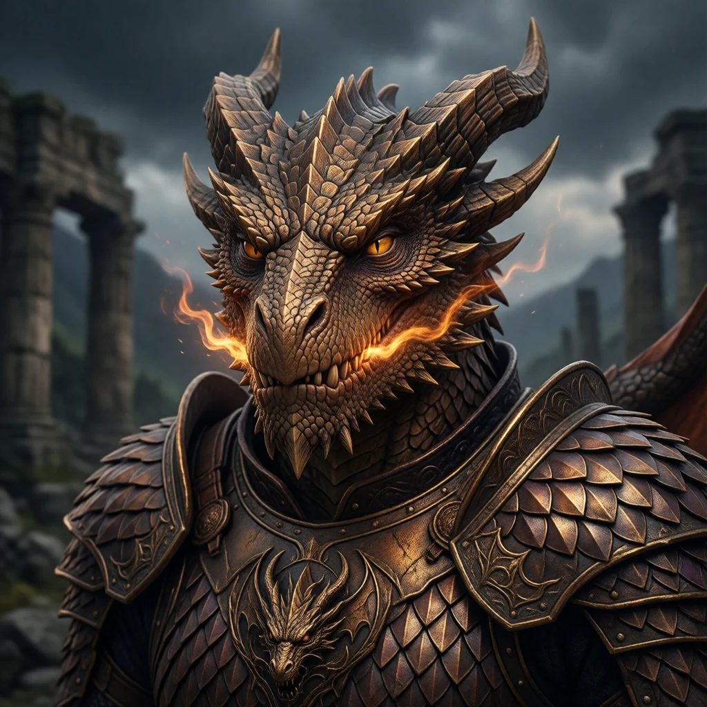 Dragonborn portrait