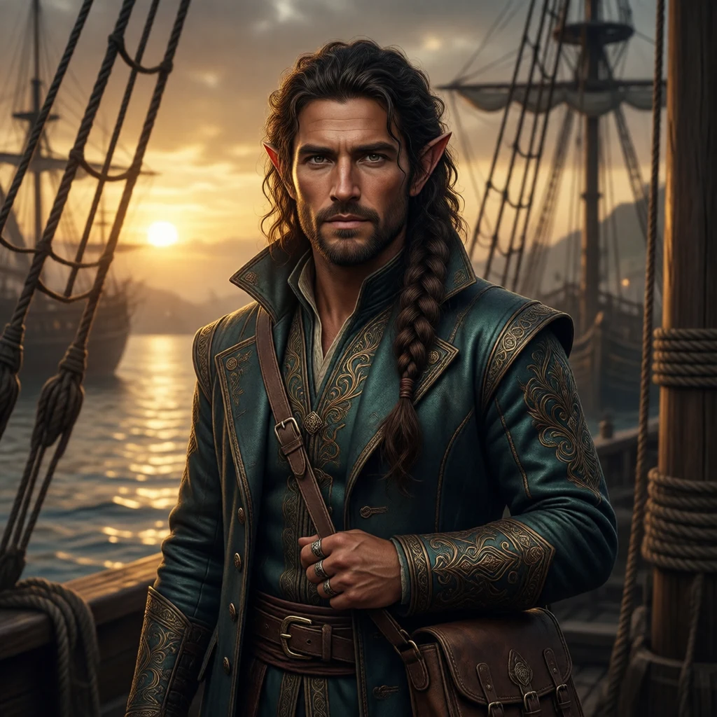 Half-Elf portrait