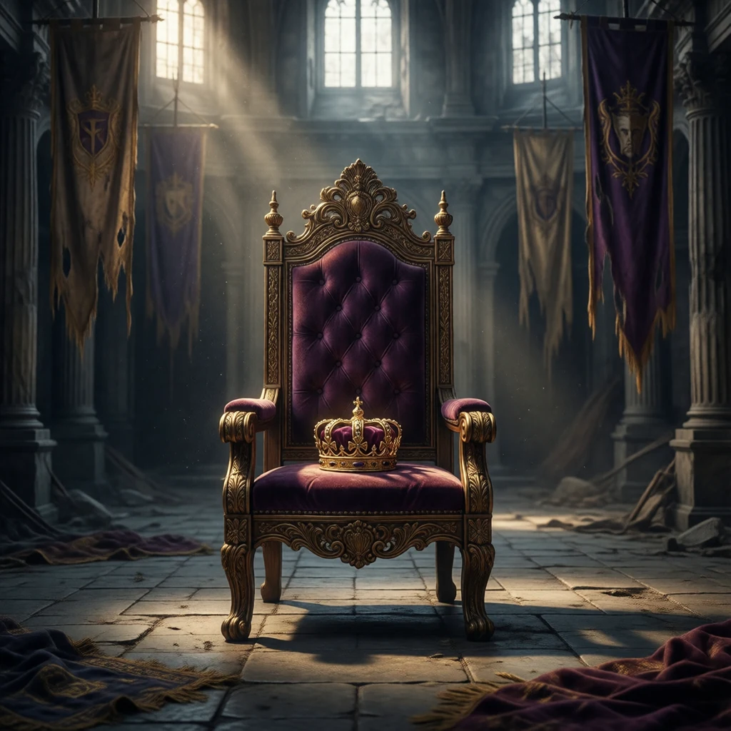 The empty throne of The Crown of Tyria